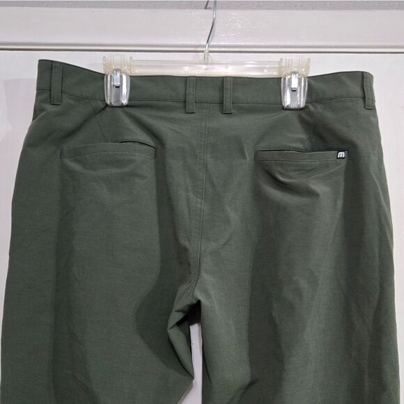 Travis Mathew OPEN TO CLOSE TECH CHINO PANT 38x32 Green Slim Fit - Picture 12 of 12